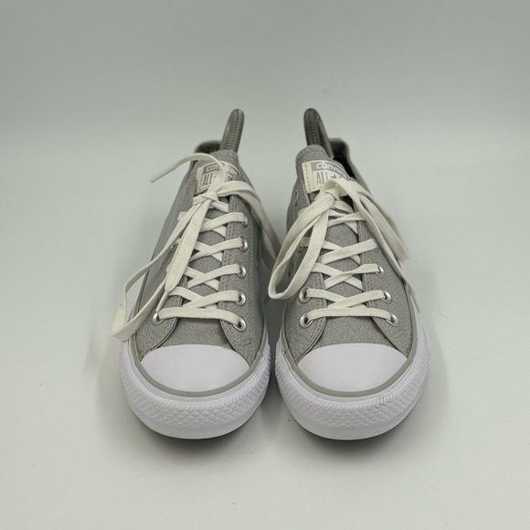 Converse all star silver low top women’s size 8 - Picture 3 of 6